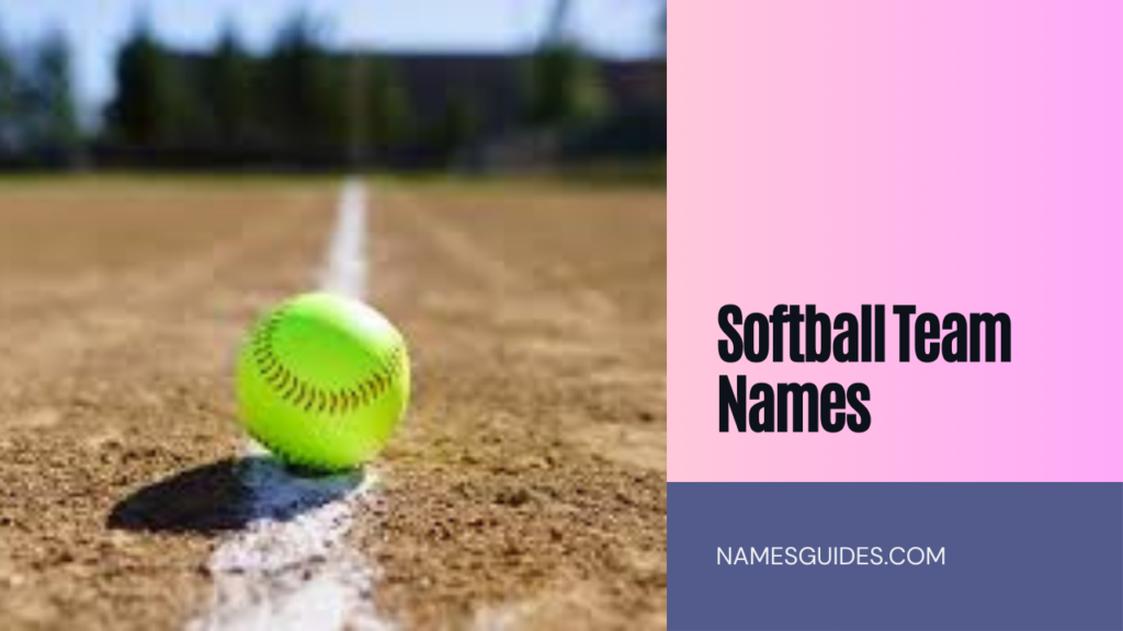 Softball Team Names